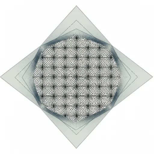 Geometric tattoo style AI generated design