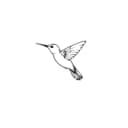 AI generated fine line bird tattoo design